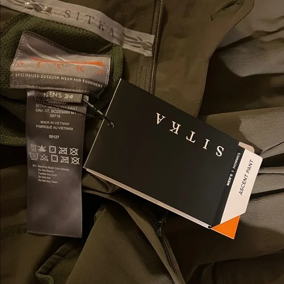 Men's Sitka Ascent Pants - Picture 2 of 2